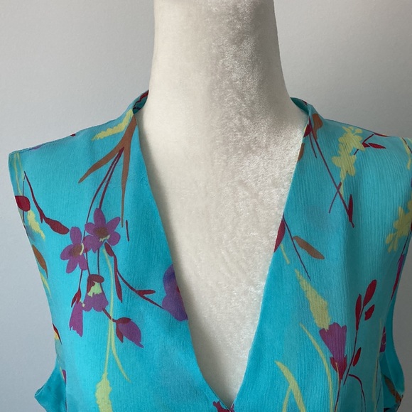 Nordstrom Silk Flower Top - Picture 4 of 10